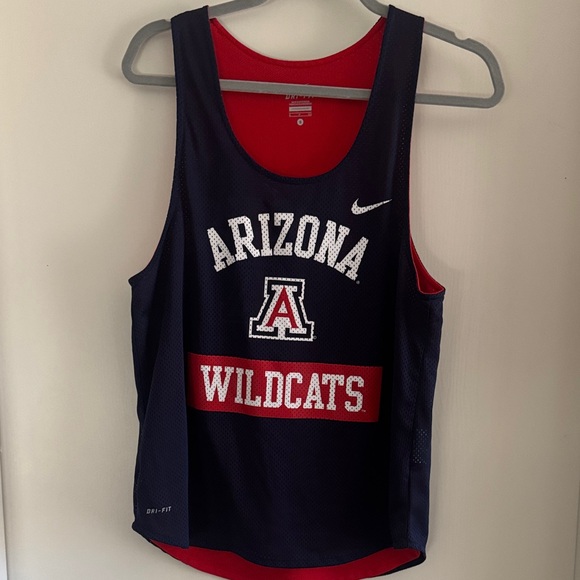 Nike Arizona Wildcats Navy and Red Tank - Picture 1 of 4